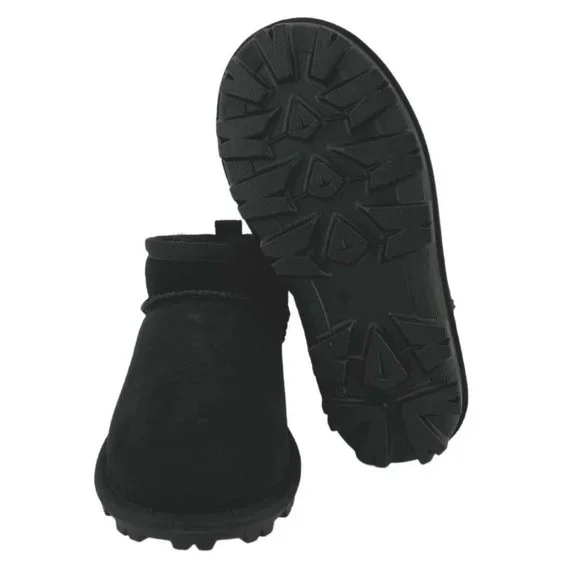 Kirkland | Kid's Shearling Boot | Black | Size 13 - Picture 6 of 7